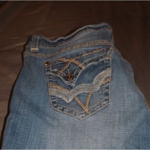 Plus size Maurice's jean shorts